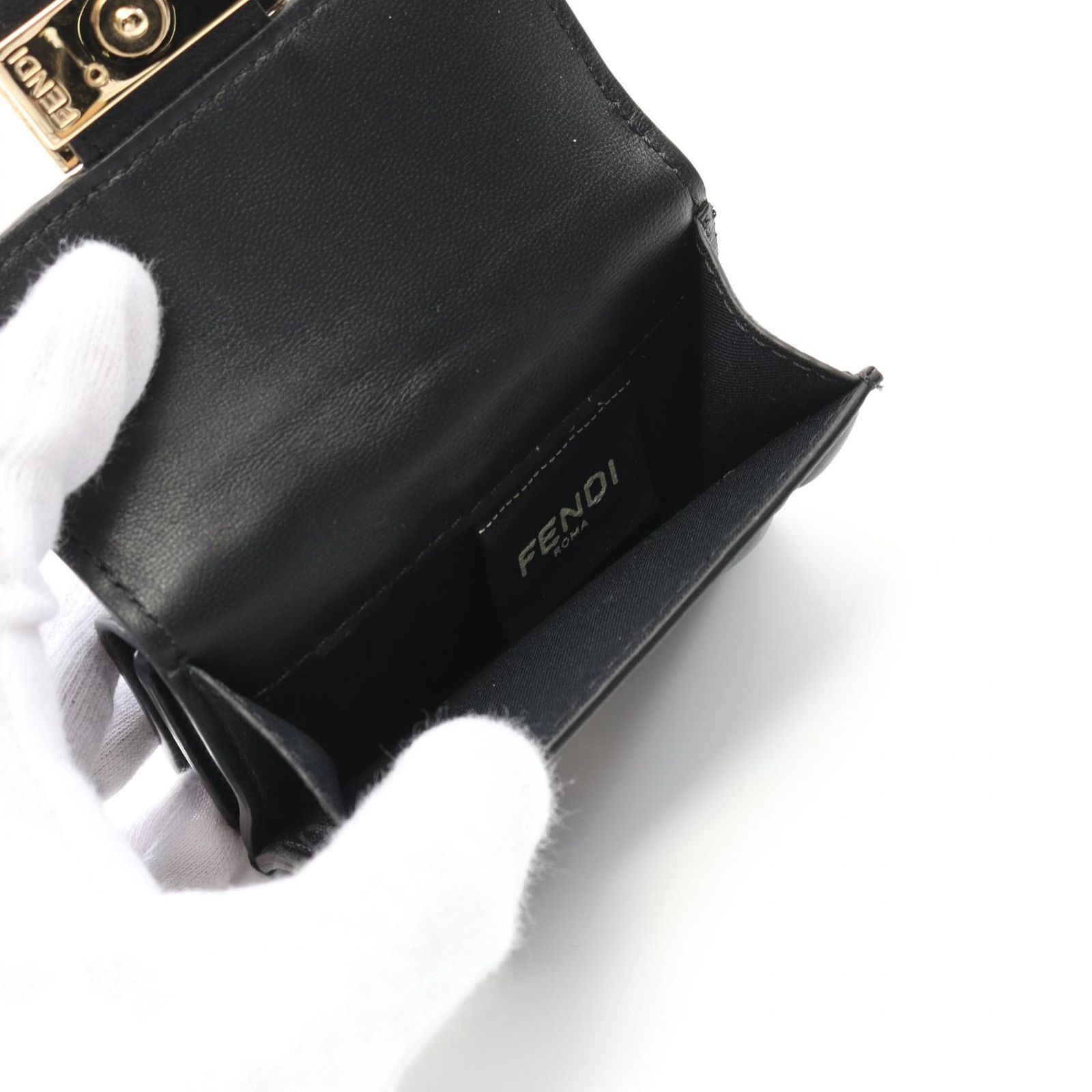 フェンディ FENDI 三つ折り財布 バゲット 8M0395AAJDF0KUR