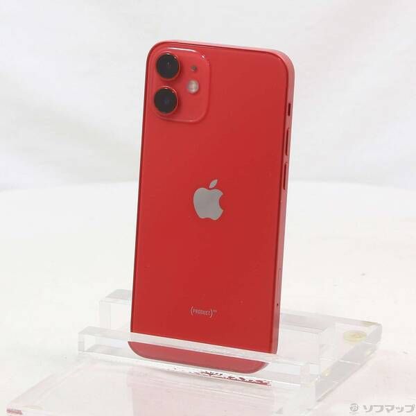 〔 品〕 iPhone12 mini 128GB プロダクトレッド MGDN3J A SIMフリー 276