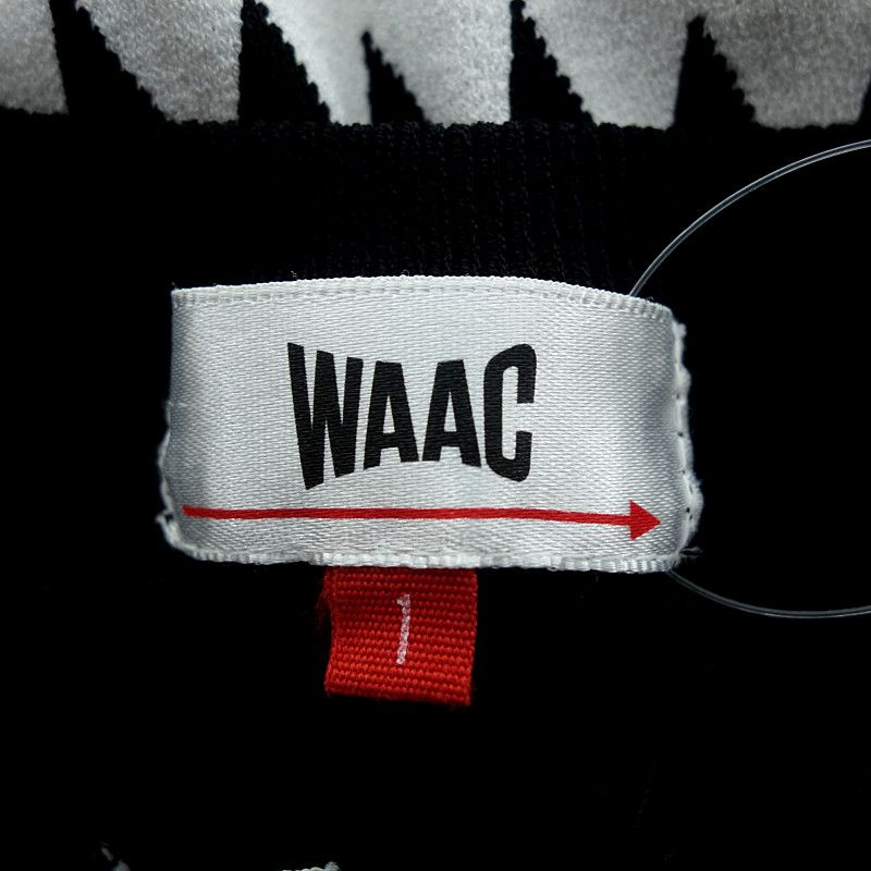 ワック/WAAC GOLF ゴルフ 胸 ロゴ ストレッチ ベスト ブラック