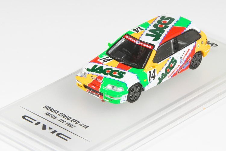 INNO 1/64 ホンダ シビック EF9 #14 ジャックス JTC 1992 HONDA CIVIC JACCS - メルカリ