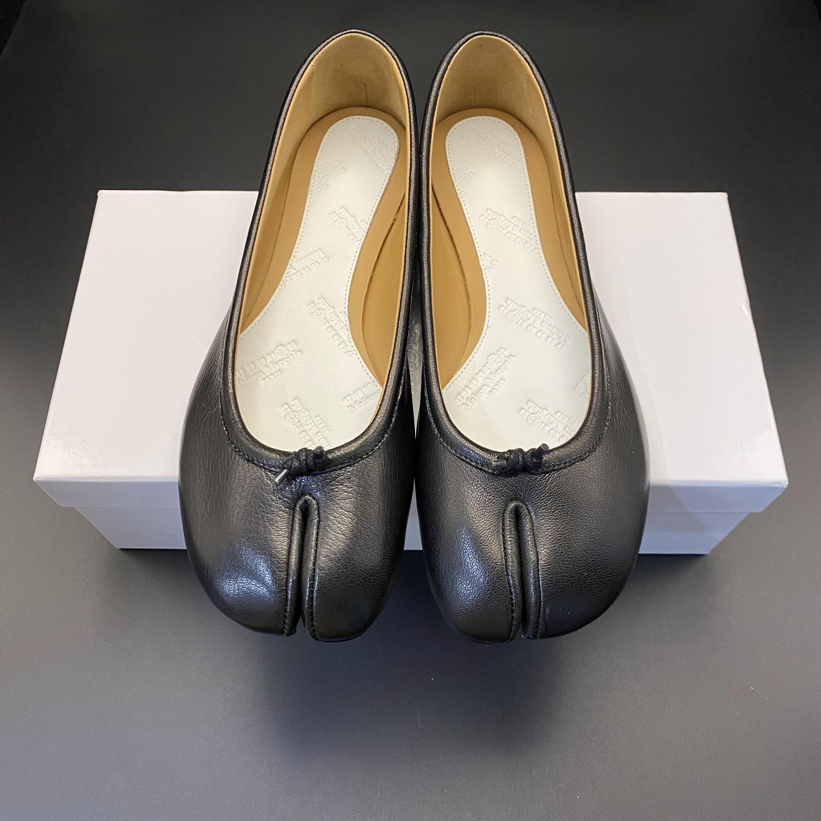 メゾンマルジェラ 足袋バレエシューズ 38 マルジェラ足袋バレエシューズ