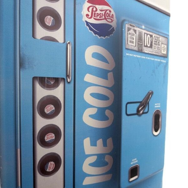 ダイカット エンボス メタルサイン PEPSI-COLA VENDING MACHINE ペプシ