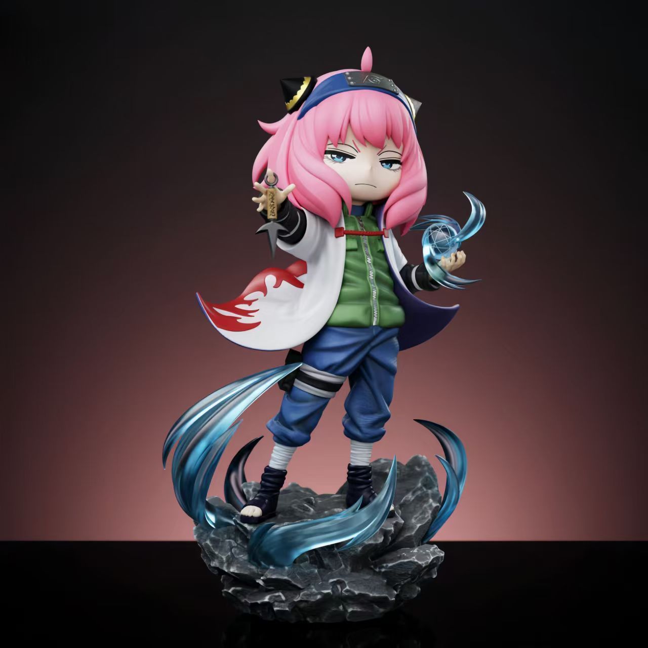 バンプレスト アーニャcos波風ミナト らせん丸 Q版フィギュア