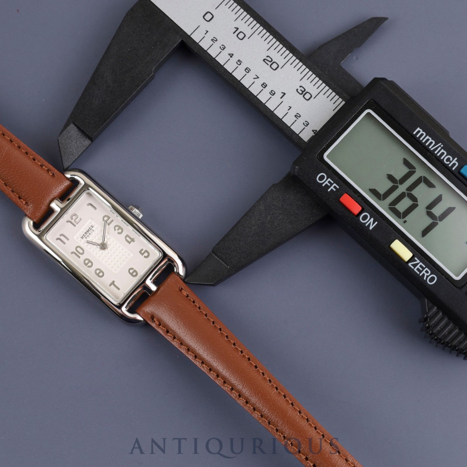 エルメス ナンタケット NA2.110 クォーツ Cal.280.002 SS 革 社外尾錠 