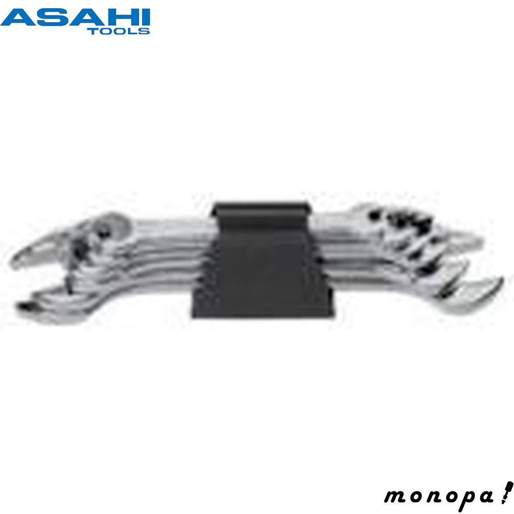 ドライバー・レンチ ASH 旭金属工業 スパナセット6本組8mm×9mm-21mm×