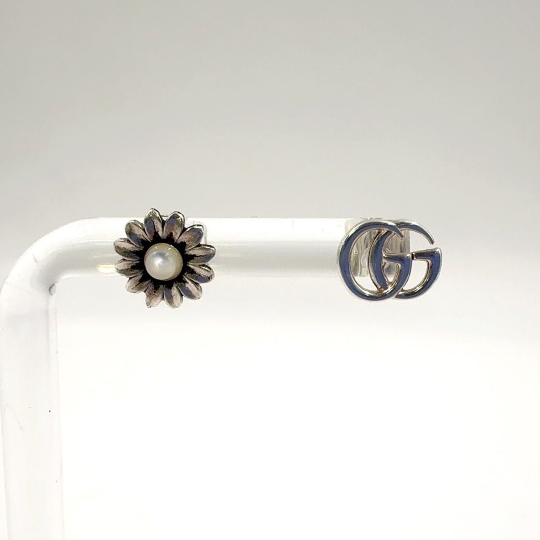 グッチピアス　SV925 GUCCI グッチ インターロッキングG ピアス SV925 シルバー