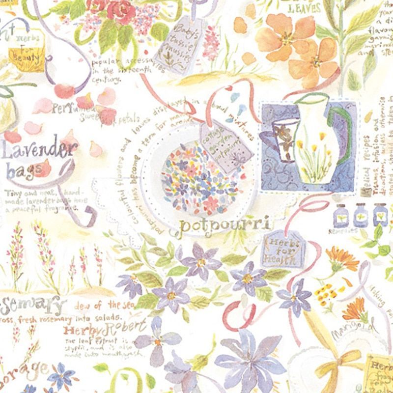 まとめ買い シモジマ HEIKO 包装紙 花柄 半才 ポプリガーデン 50枚 750×528mm ラッピング用品 002402500 ×3セット