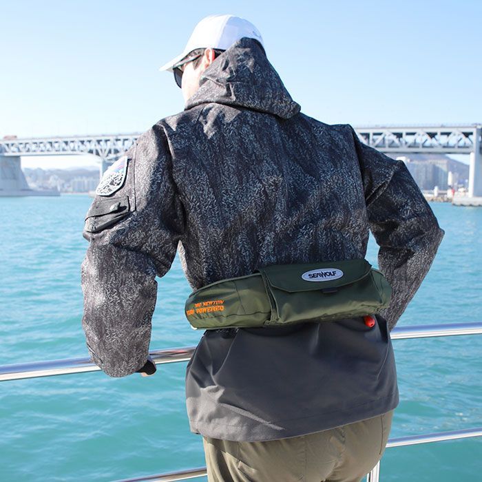 ライフジャケット カーキ