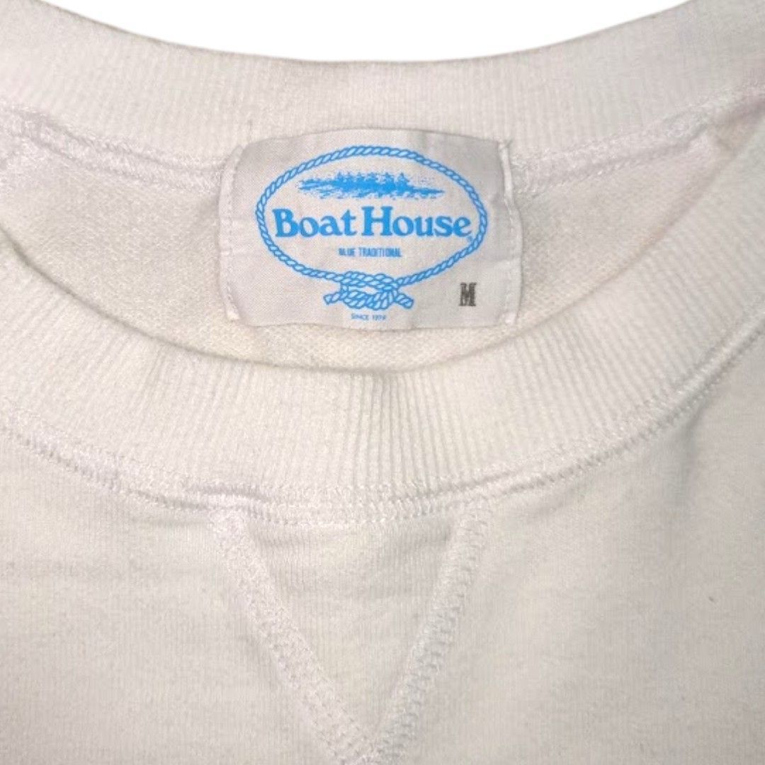 Boat House ホワイト スウェットトレーナー - メルカリ
