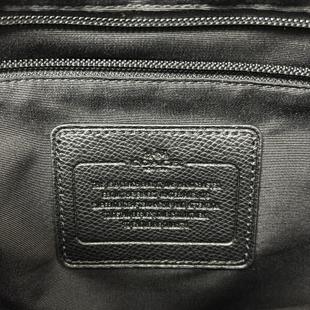 COACH コーチ ビジネスバッグ メトロポリタン クロス グレイン レザー F71695 黒 レザー WWW_DECORATOM_COM_BR