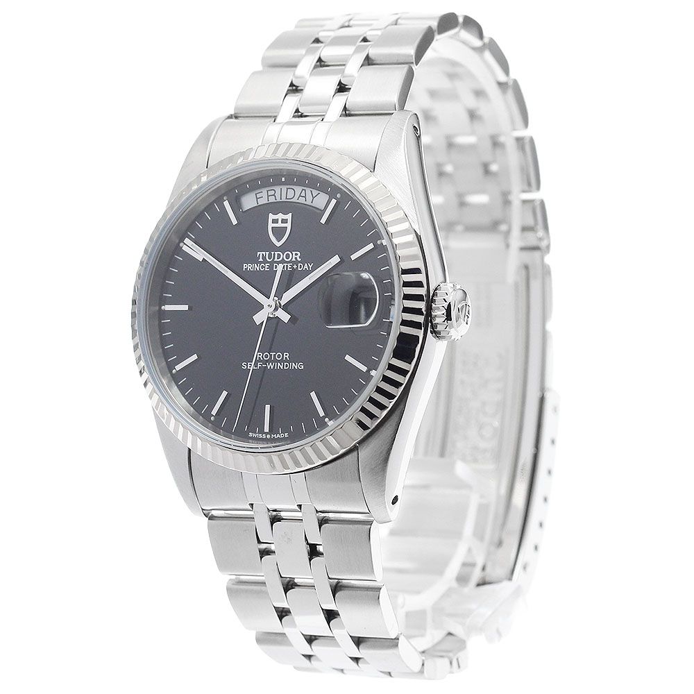 TUDOR】 チュードル プリンス デイトデイ 76214 SS/WGベゼル メンズ