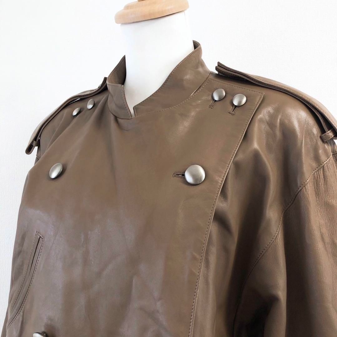 クリスチャンオジャール レザーコート