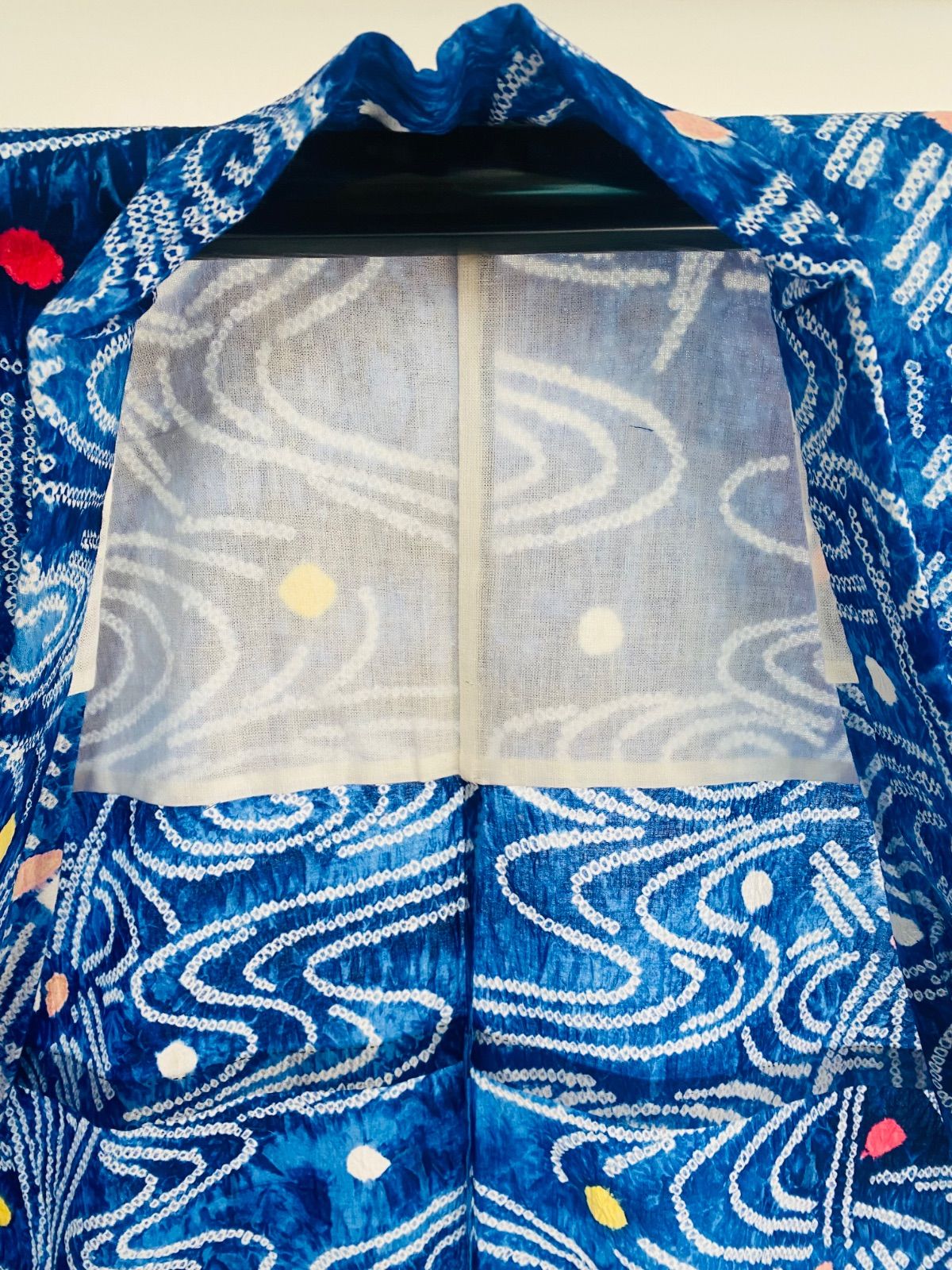 有松絞り 青地