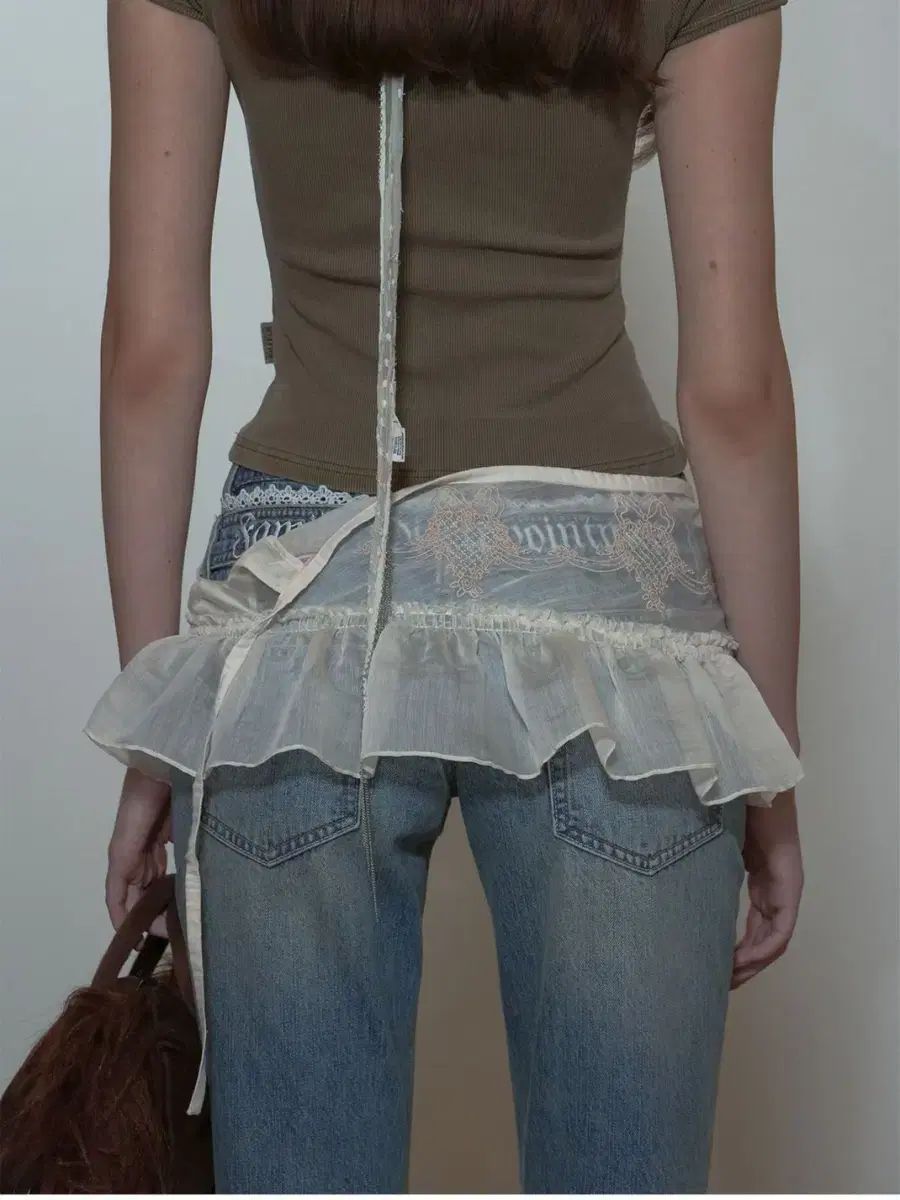 SCULPTOR(スカルプター) Peekaboo Micro Sheer Skirt Raw M