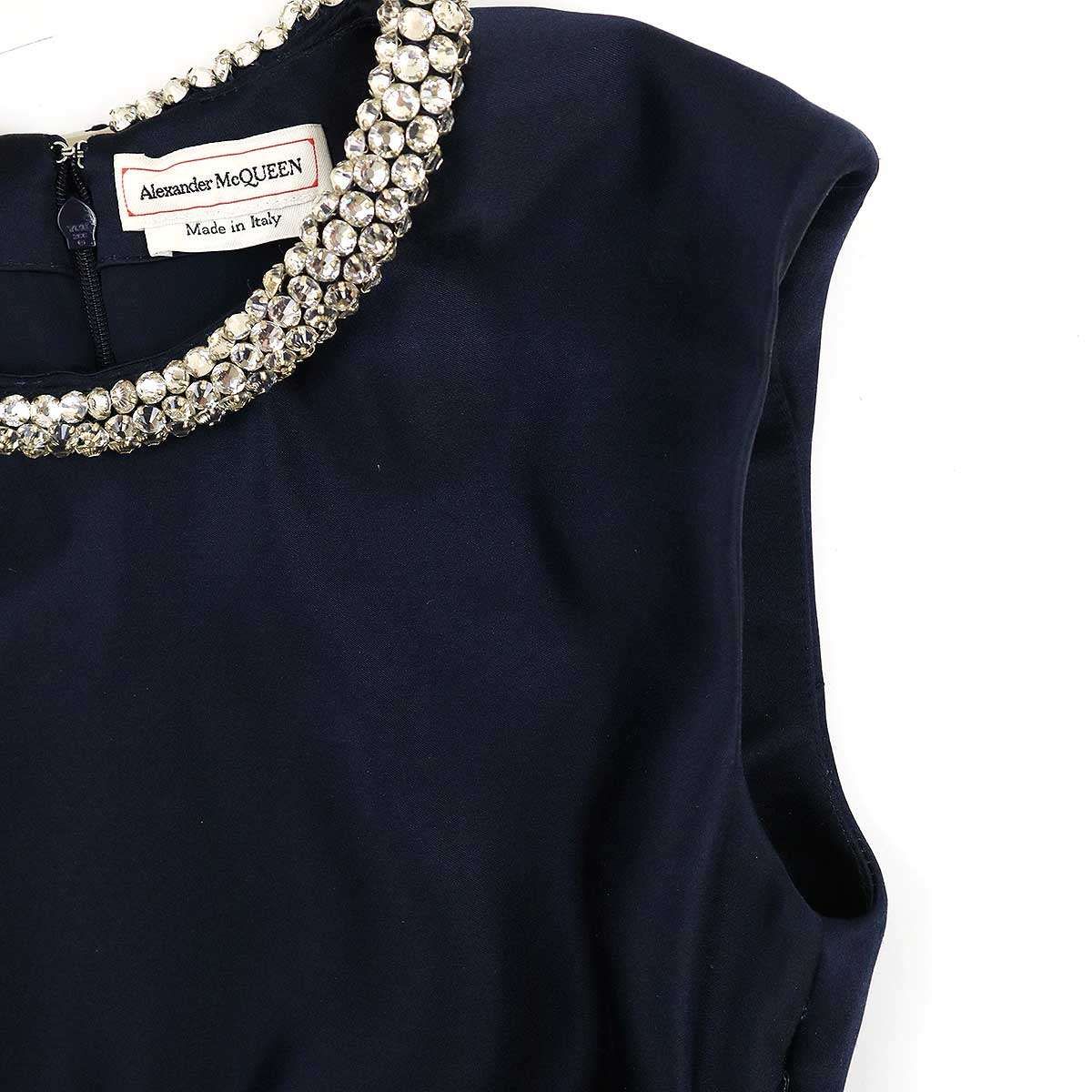 ALEXANDER McQUEEN アレキサンダーマックイーン Draped Silk Cocktail