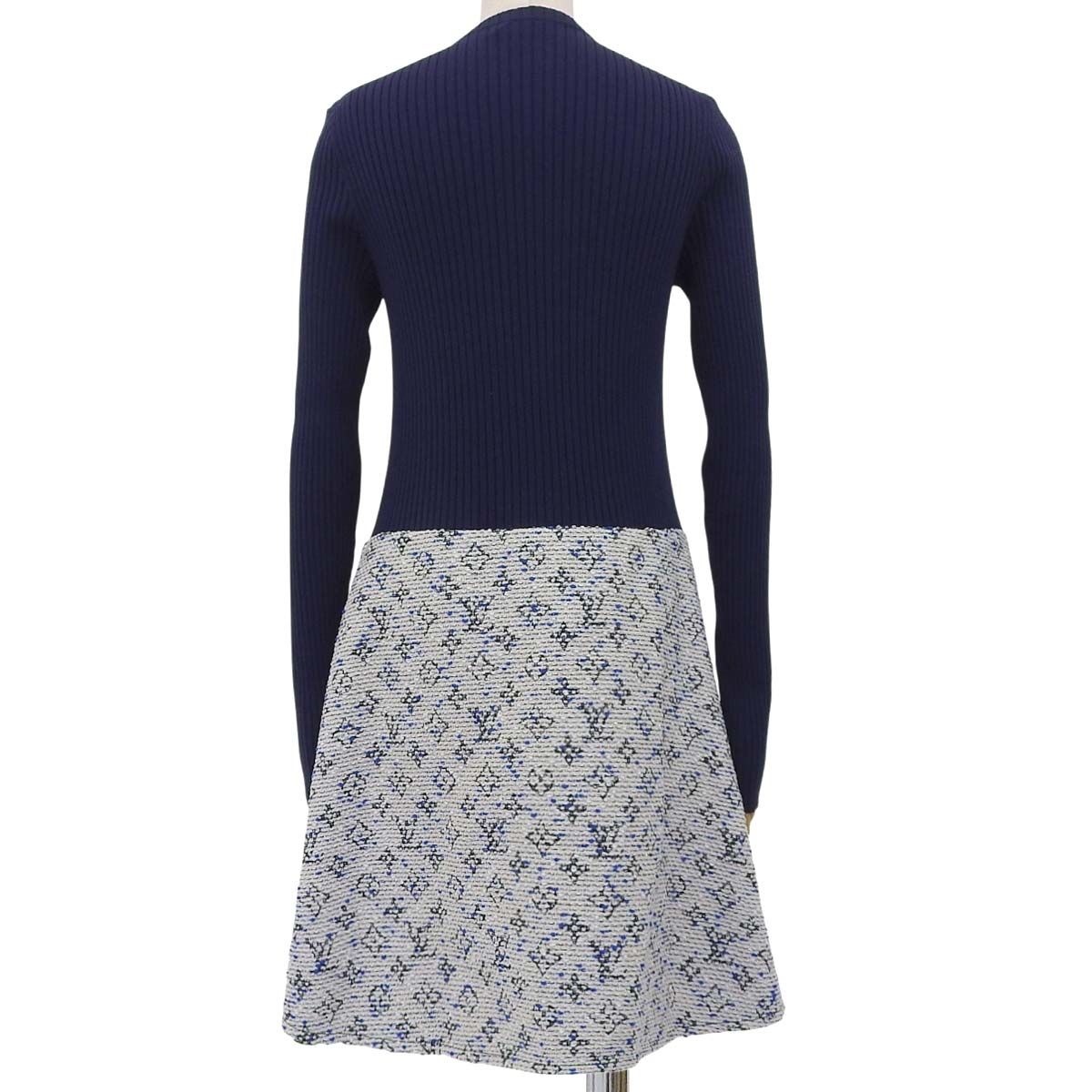 LOUIS VUITTON(ルイ・ヴィトン) モノグラム リブニットワンピース