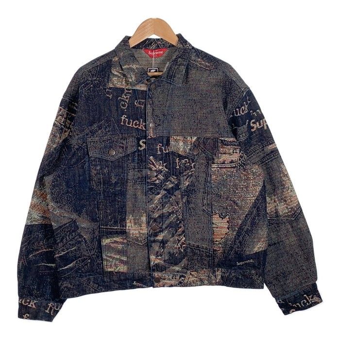 supreme デニムジャケット SS23 Supreme Shibori Denim Trucker Jacket デニム ジャケット