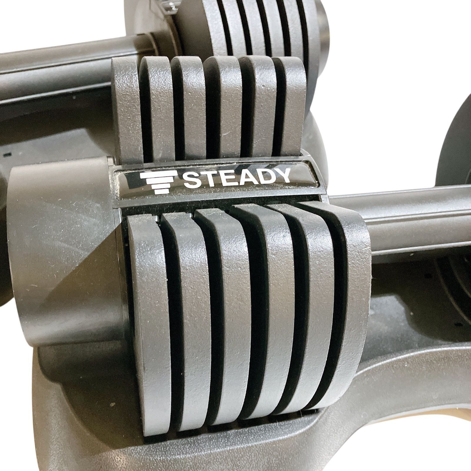STEADY ST132 可変式ダンベル 20kg 2個セット【1秒で重量変更】可変式 