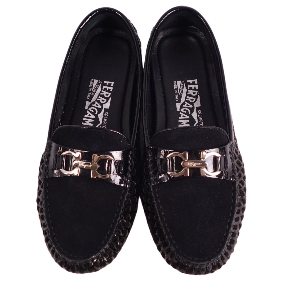 美品 サルヴァトーレ フェラガモ Salvatore Ferragamo ローフ