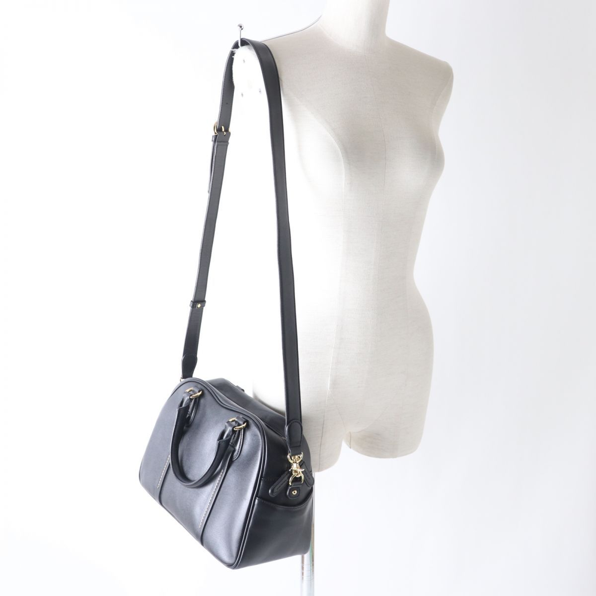 美品☆SOMES ソメスサドル 2way レザー ハンドバッグ／ショルダー 