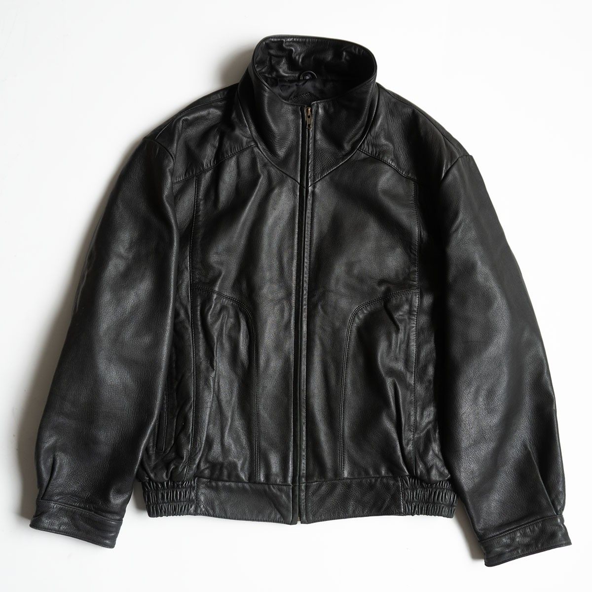 雰囲気抜群 WIND ARMOR レザー ジャケット 3L ブラック ウインドアーマー 25100698