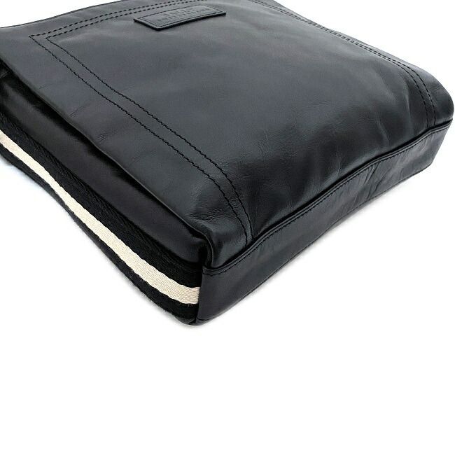 バリー ショルダーバッグ ブラック TUSTON-SM 美品 レザー 中古 - メルカリ