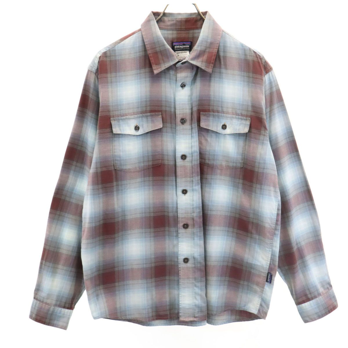 好配色！オンブレ！91年製 Patagonia コットンシャツ ポルトガル製 M 