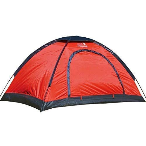 OUTDOOR MAN アウトドアマン DOME TENT KOTT-003R | BBQ アウトドア グランピング 遮光シルバーコーティング | 組み立て楽々 1~2人用