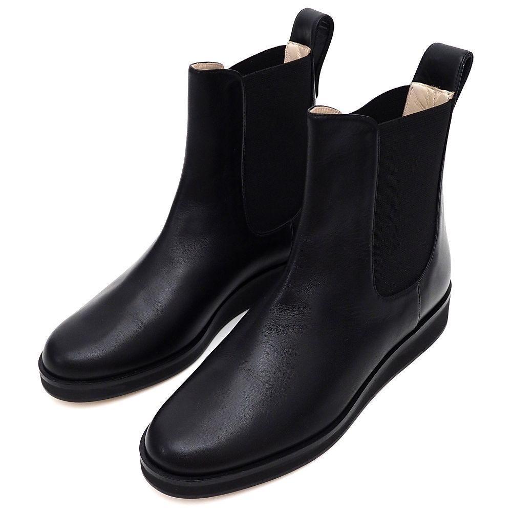 ♥品 NEBULONI E. 6733 LUKE レザーブーツ サイズ 37.5 ブラック サイドゴア ネブローニ レディース 5SB|I0694S|KEP19|