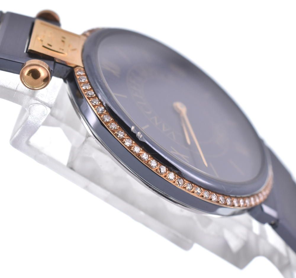 ヴァンクリーフ＆アーペル ダイヤモンドベゼル クォーツ 腕時計 43106