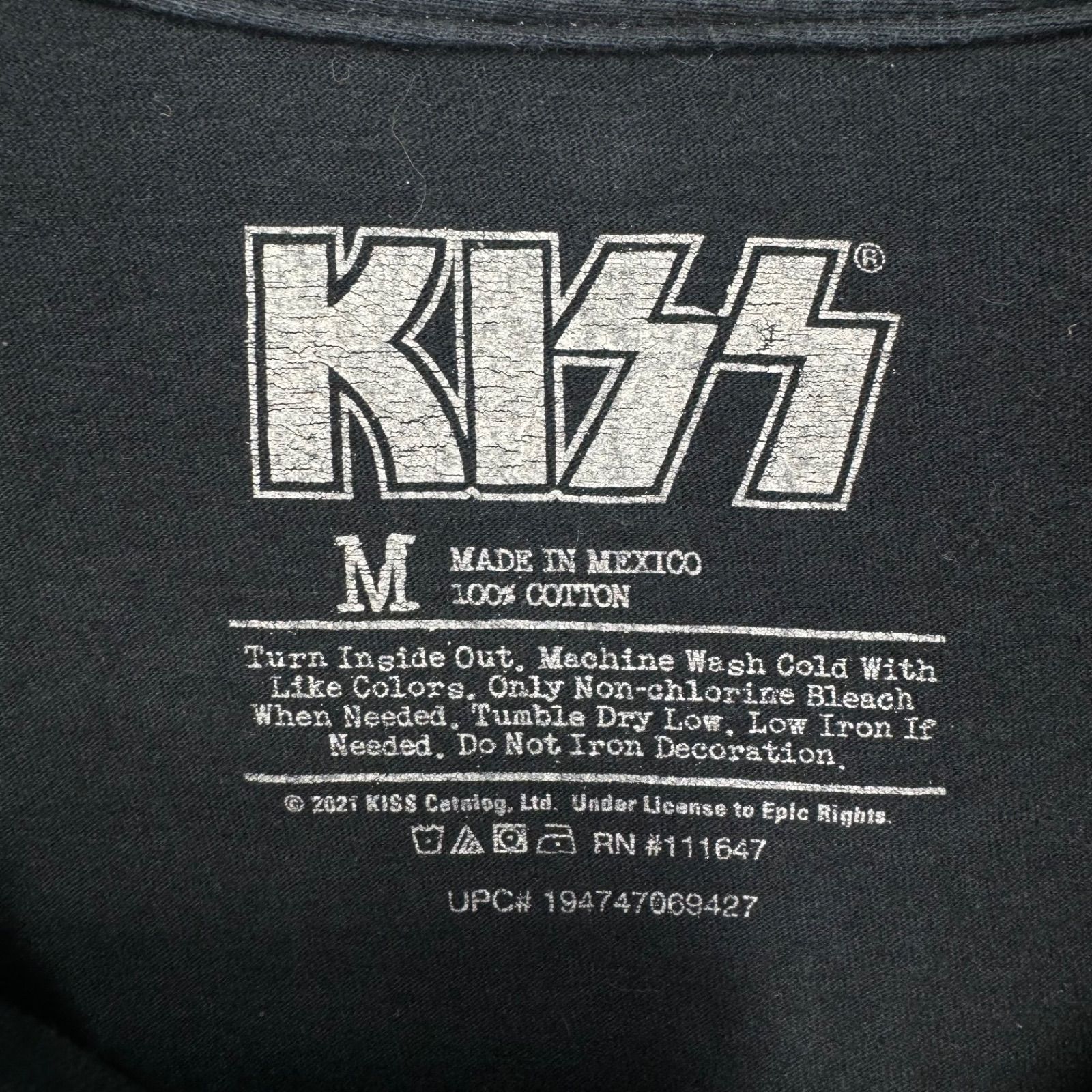 KISS キッス Tシャツ ハードロック グラムメタル ヘヴィメタル バンT 
