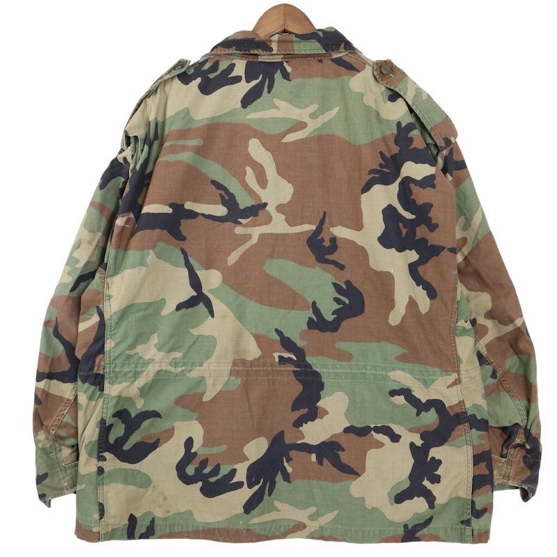 97 s 米軍実物 ウッドランドカモ M-65 フィールドジャケット 大きいサイズ古着 メンズUS-3XLサイズ jc-0305