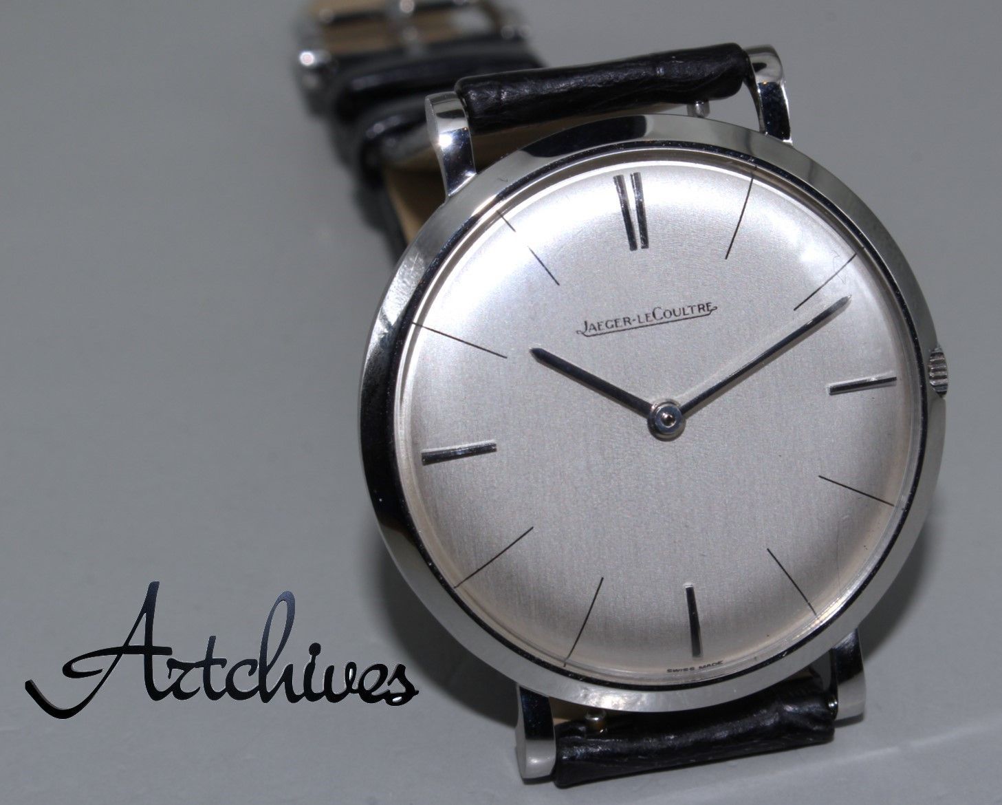 VRW-1398 時計 JAEGER-LECOULTRE ジャガールクルト SL文字盤 メンズ 手巻き 腕時計 稼働品