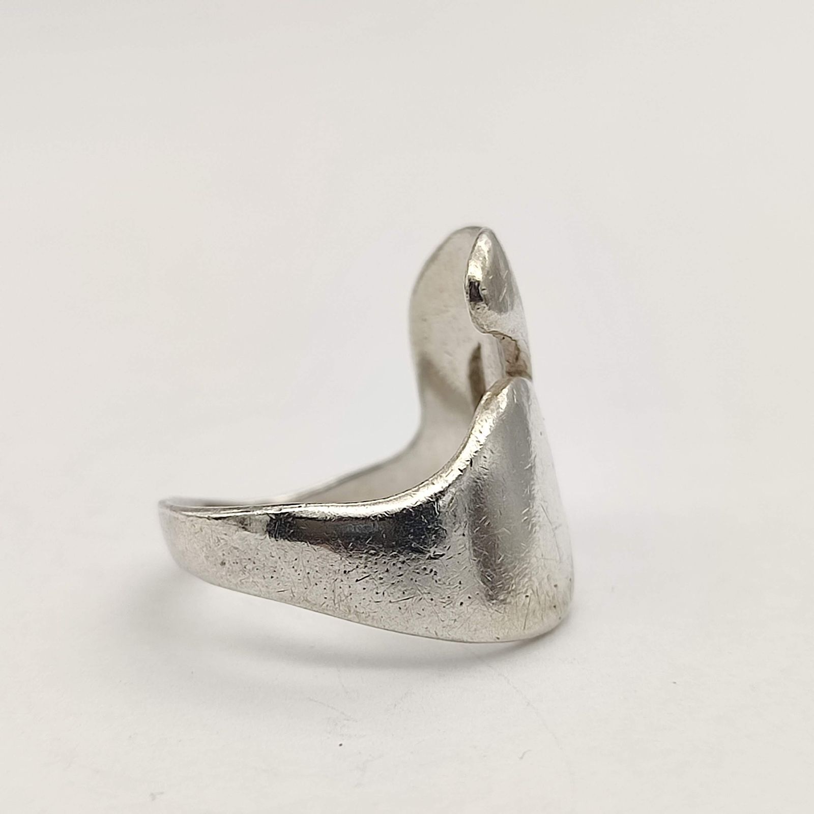 KENZI ケンジハウスデザイン　シルバーリング　10号 美品】KENZI HOUSE ケンジハウス デザインリング SILVER