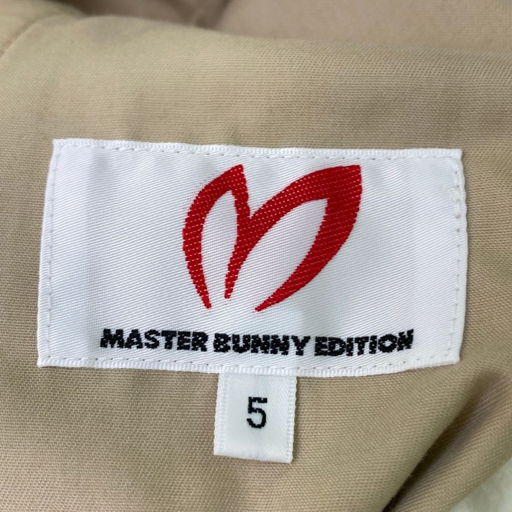 サイズ：5 MASTER BUNNY EDITION マスターバニーエディション 758-2231009 裏起毛 ジョガーパンツ  ホワイト系 [240101489149] ゴルフウェア メンズ ストスト サイズ：5 MASTER BUNNY EDITION マスターバニーエディション