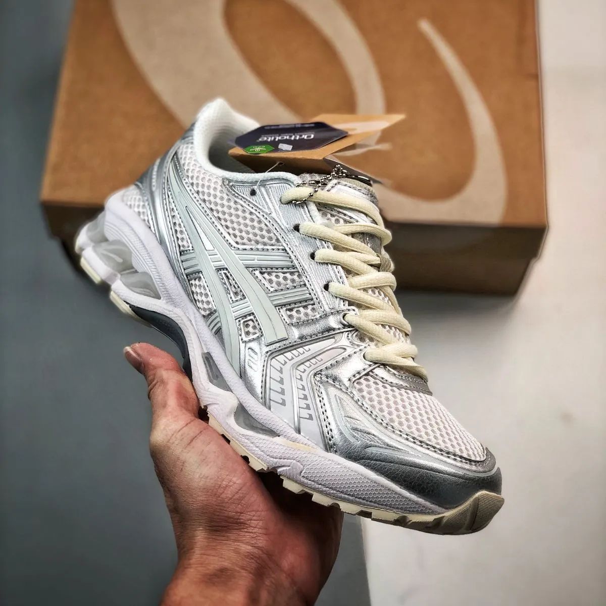 人気未使用美品 JJJJound x Asics Gel-Kayano 14 レディース/メンズ スニーカー 箱付 02