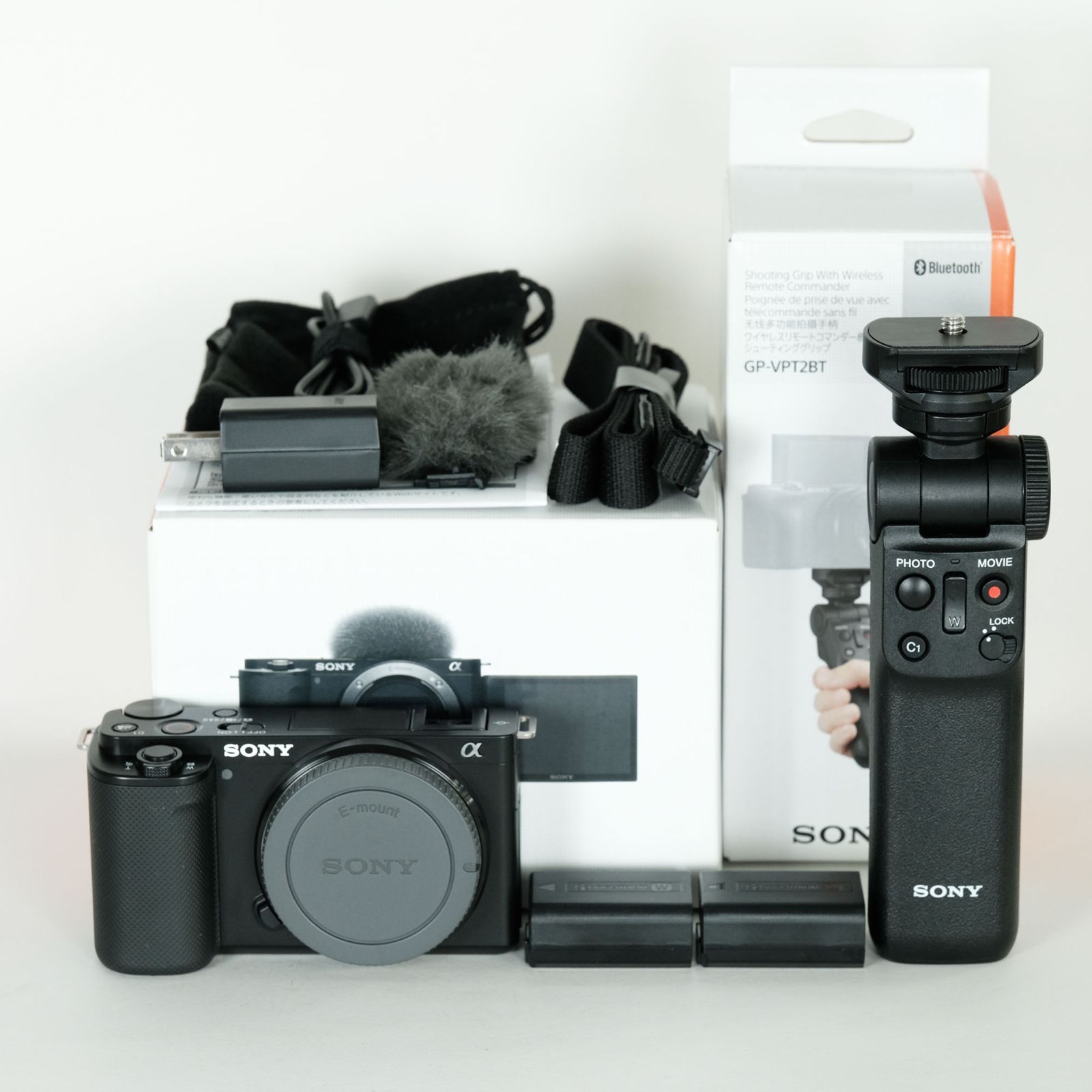 美品｜バッテリー2個・シューティンググリップ付] SONY VLOGCAM