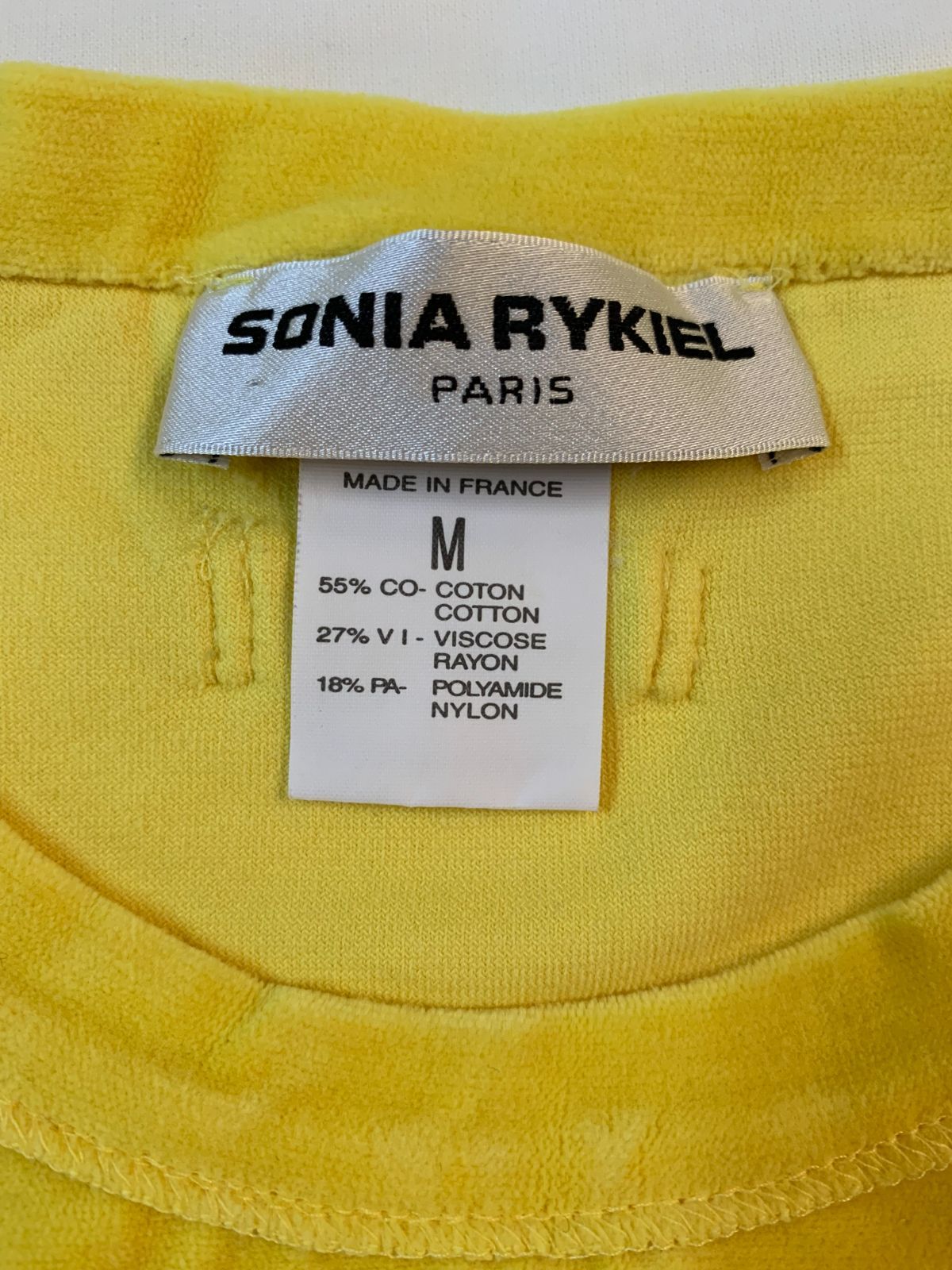 かわいい～！」 SONIA RYKIEL トップス 半袖シャツ Tシャツ 黒 白 S