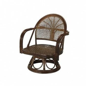 Romantic Rattan 籐ラウンドチェア 回転座椅子 S 104 B