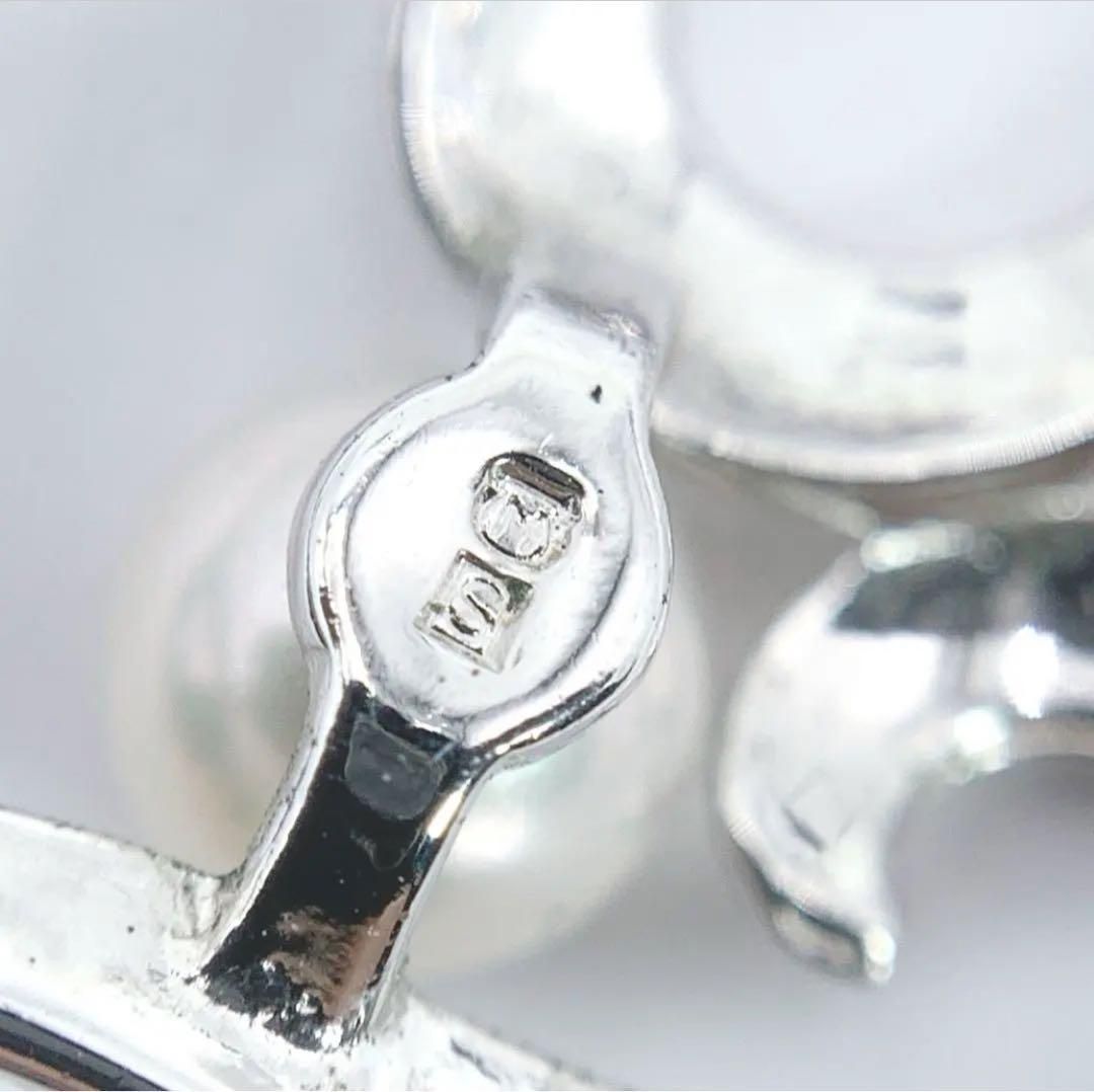 MIKIMOTO ミキモト パールハートシルバーネックレス