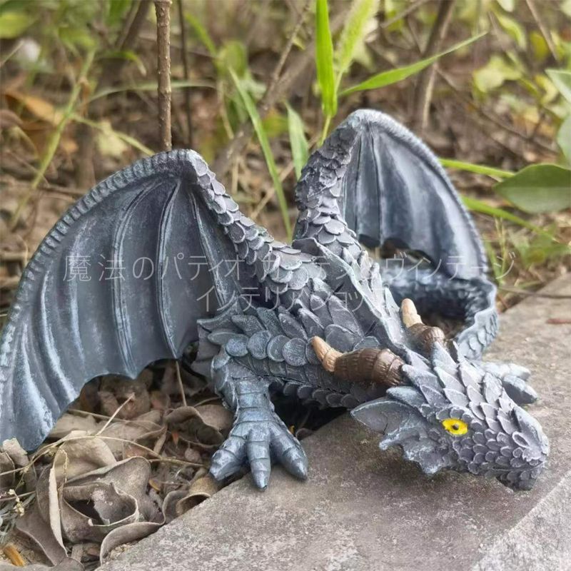 ガーデンオブジェ ドラゴン ファンタジー リアル 彫刻 樹脂 ガーデンオブジェ ドラゴン ファンタジー リアル 彫刻 樹脂