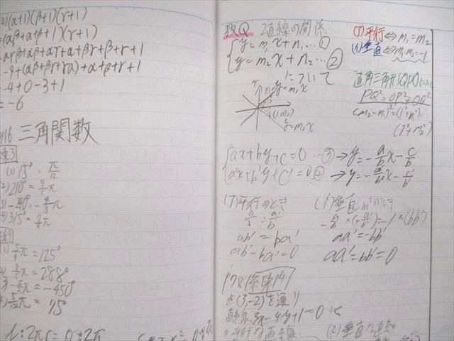 VK03-111 桐蔭学園高校 高1〜3 理系数学 教科書・プリント・ノート超大量セット 2021年3月卒業 ★ 00L9D