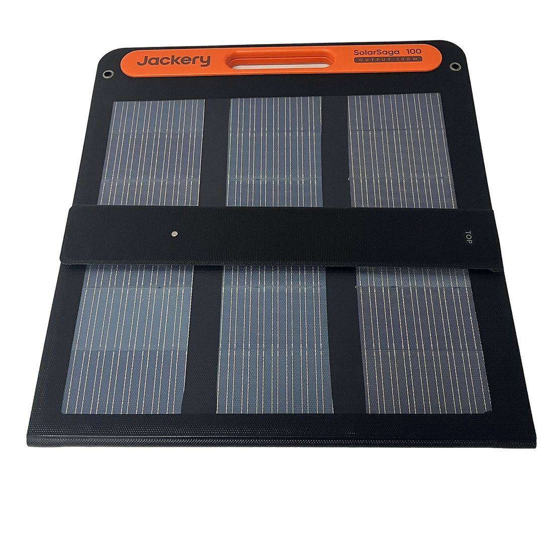 Jackery SolarSaga100 JS-100F 折り畳み式 ソーラーパネル ジャクリ 家電 S10348396