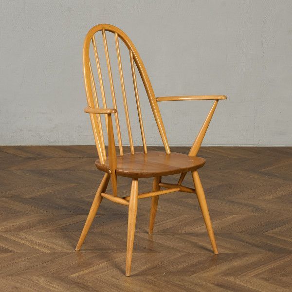 アーコール ERCOL ヴィンテージ クエーカー アームチェア ブルー