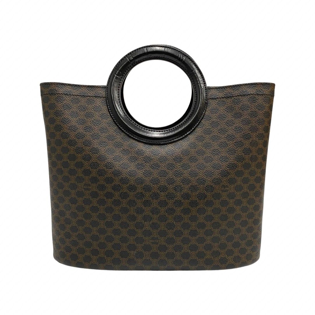 極 美品 CELINE セリーヌ ヴィンテージ マカダム ブラゾン
