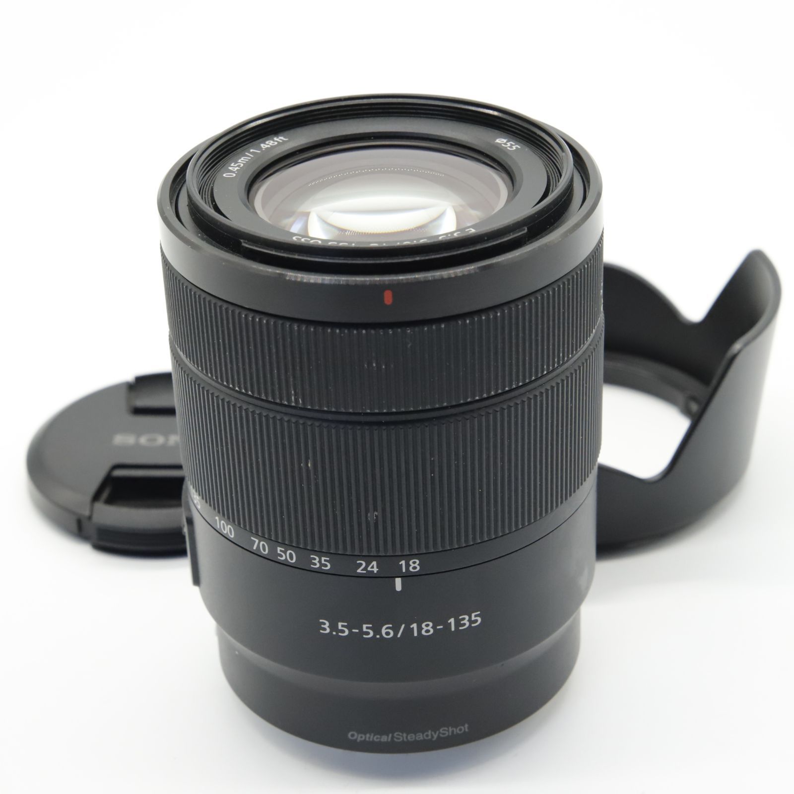 □良品□ ソニー 高倍率ズームレンズ E 18-135mm F3.5-5.6 OSS ソニー Eマウント用 APS-Cフォーマット専用 SEL18135  - メルカリ