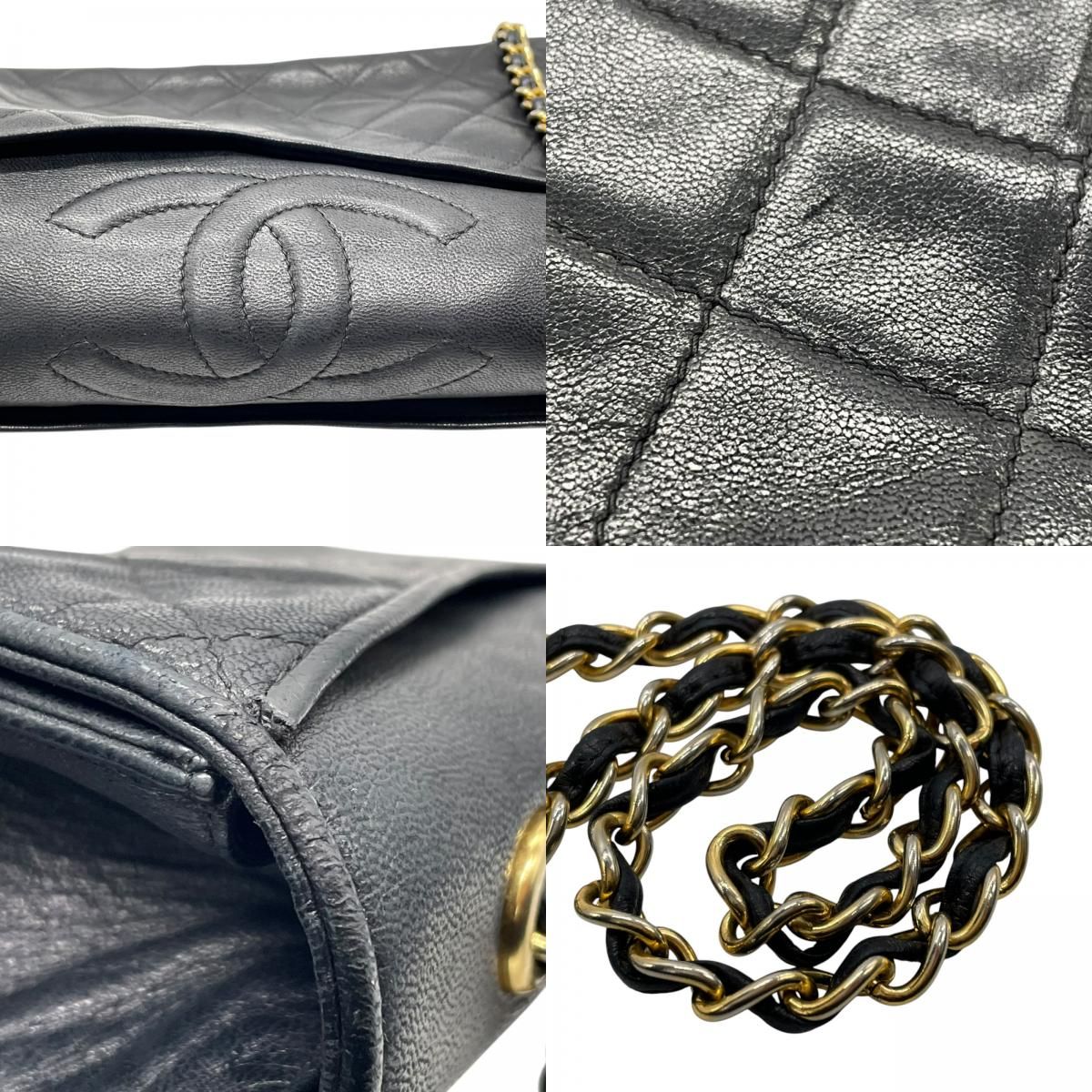 CHANEL シャネル マトラッセ チェーンショルダー ココマーク レザー 