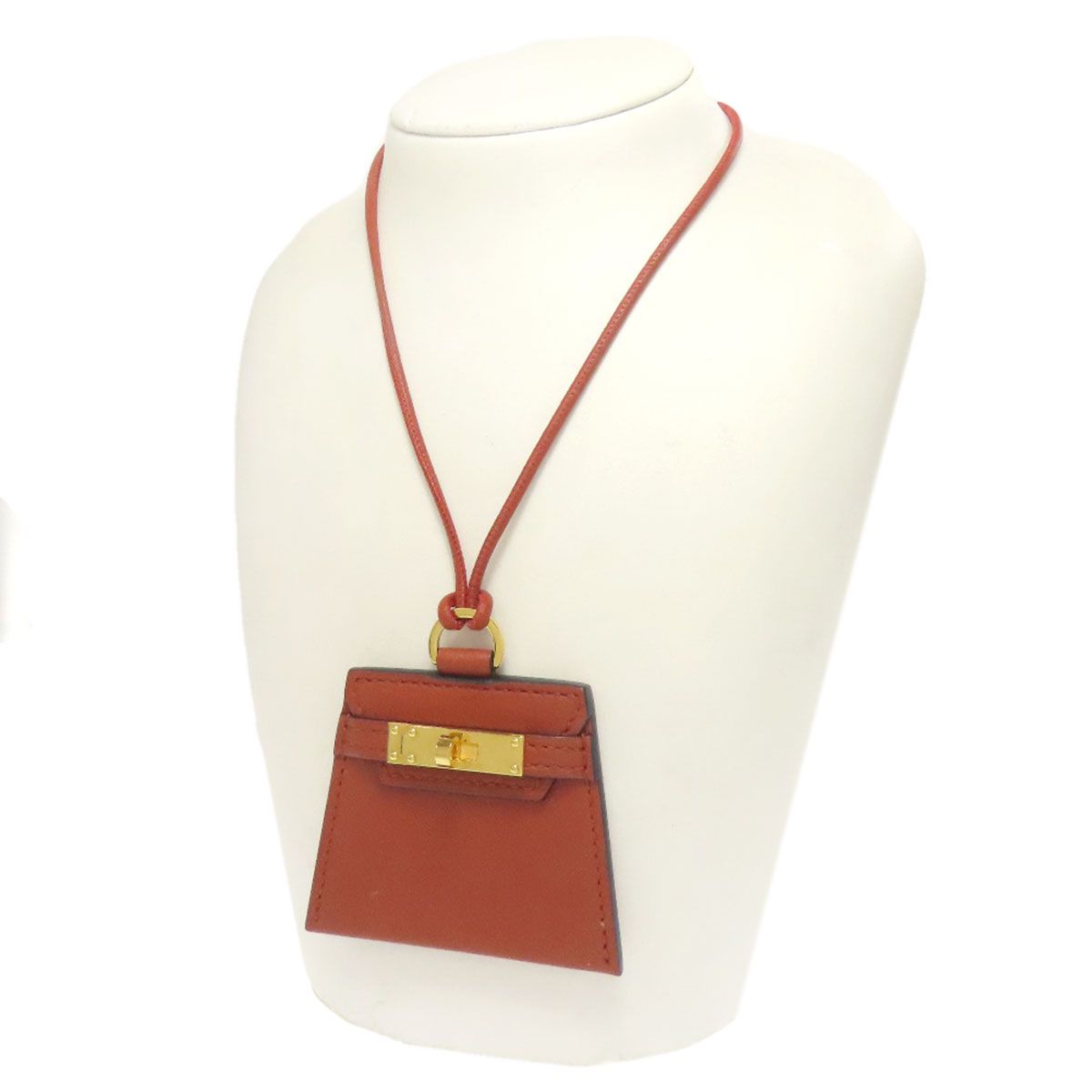 HERMES エルメス ケリーネックレス ネックレス カーフ レディース 