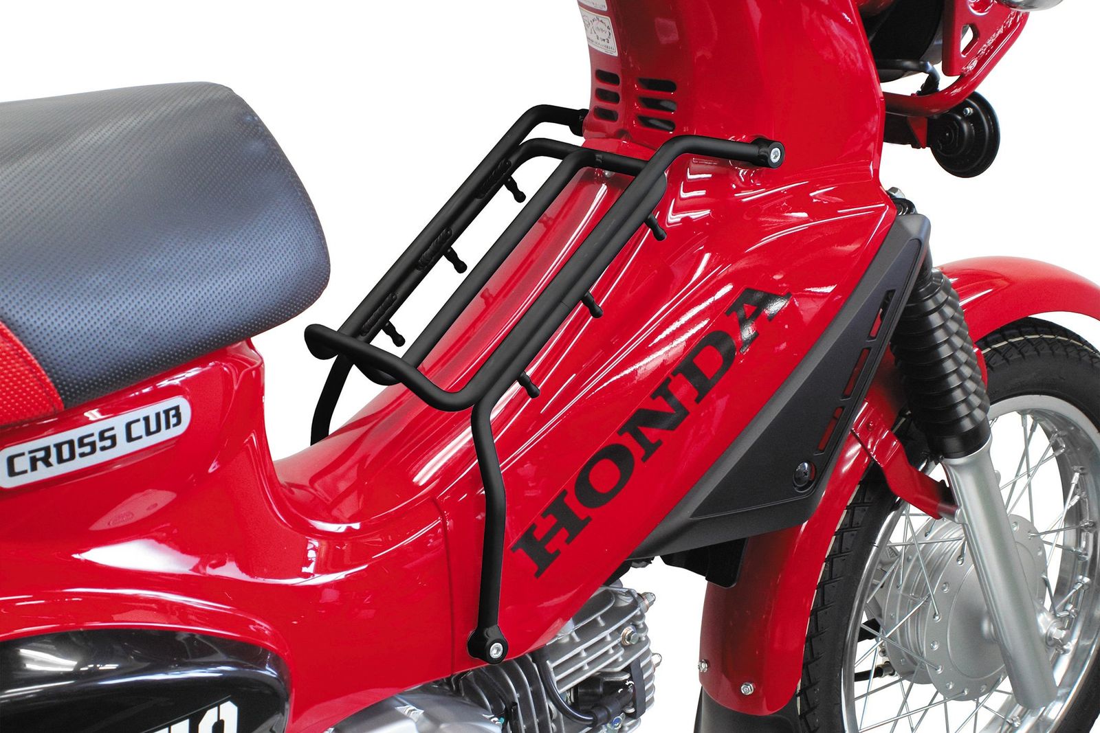 低価格！ スペシャルパーツ武川 アルミセンターキャリアキット ブラック クロスカブ50|110 AA06|JA45 09-11-0103