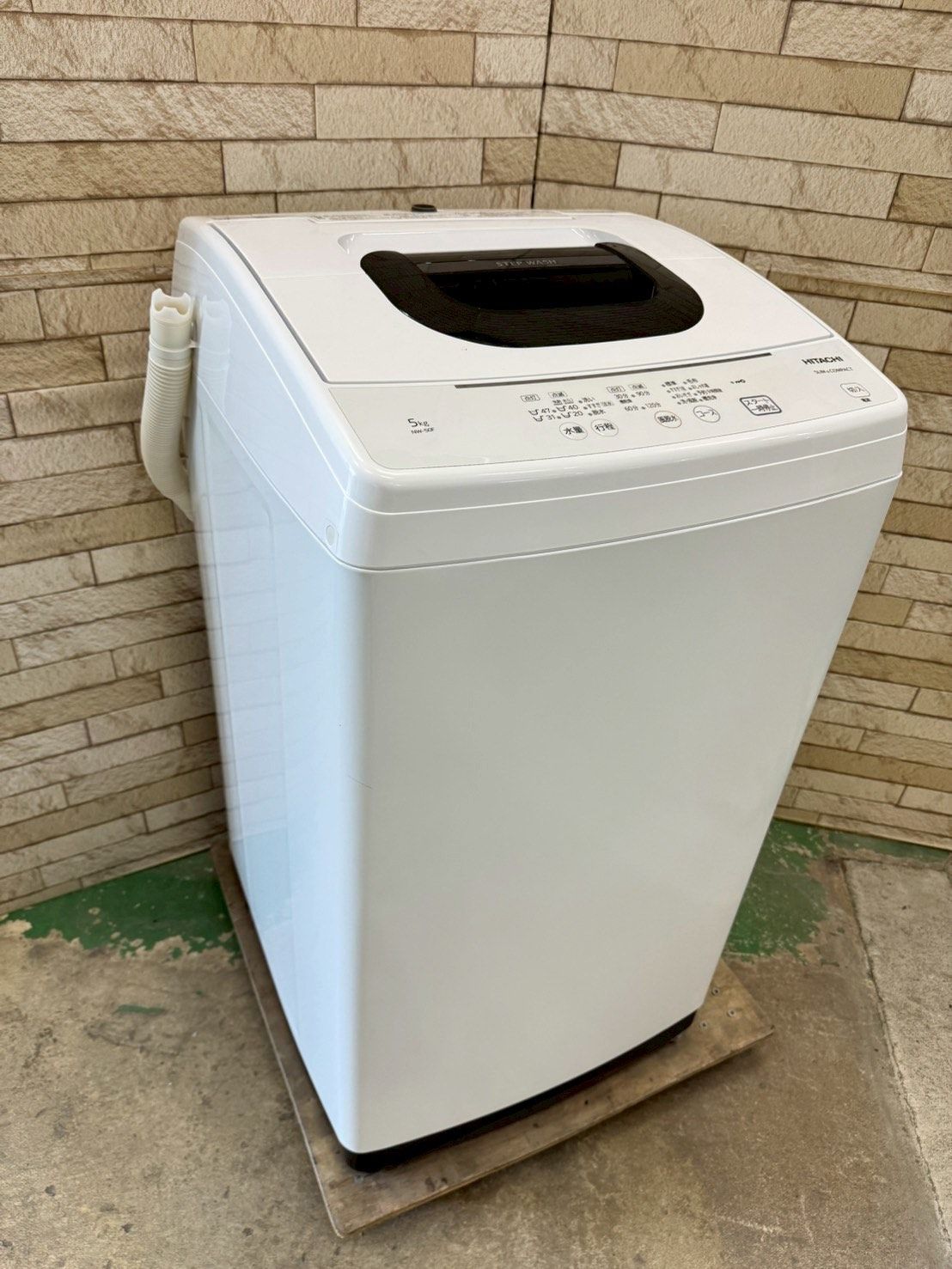 大阪送料無料☆3か月保障付き☆洗濯機☆日立☆5kg☆2021年☆NW-50F